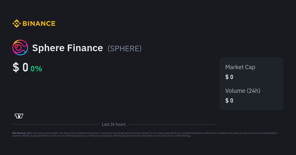 Sphere Finance Price SPHERE To USD Converter Chart And News