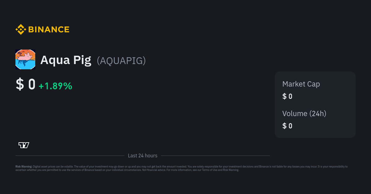 aquapig crypto price