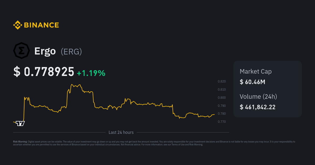 binance ergo