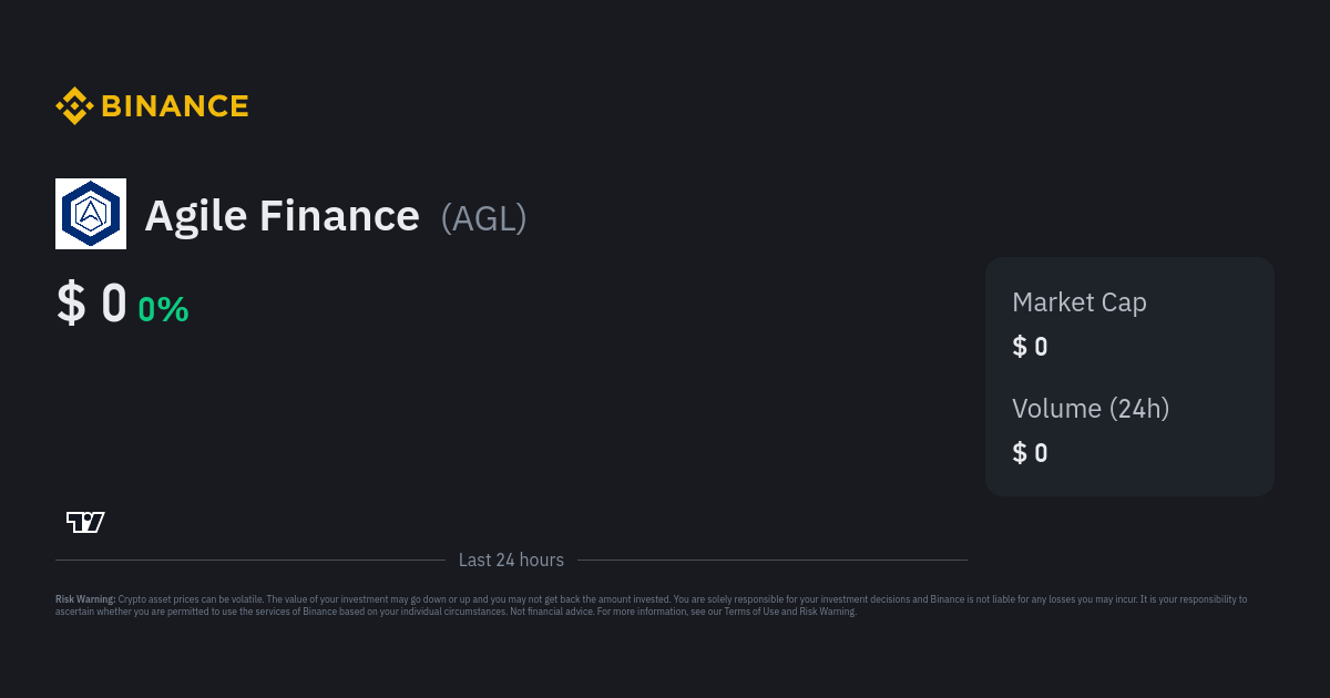 Agile Finance Price AGL Price Index Live Chart and BHD