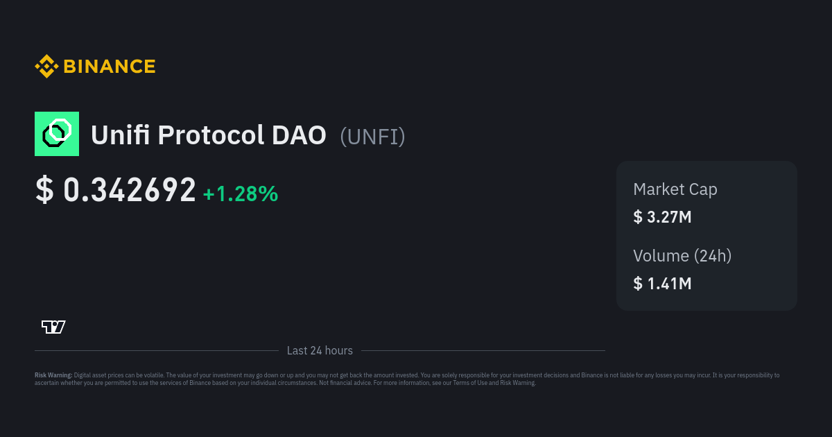 Unifi Protocol Dao Price Unfi Price Index Live Chart And Gbp