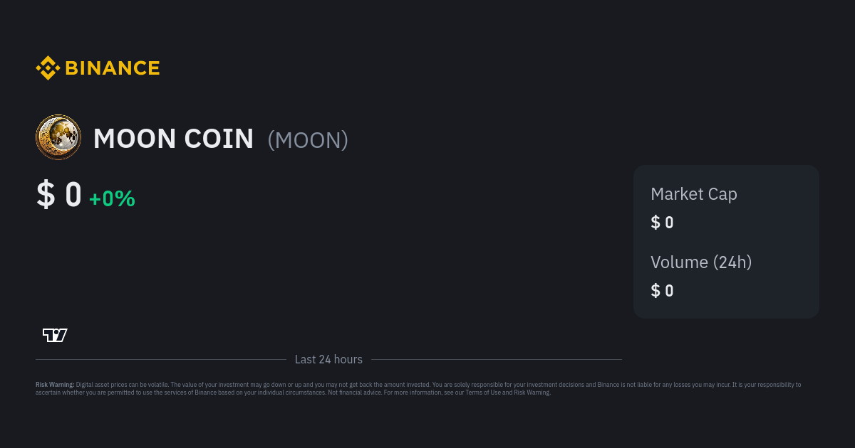 MOON COIN Price MOON Price Index Live Chart and USD Converter