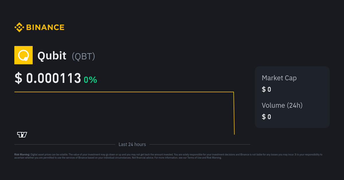 qubit crypto price