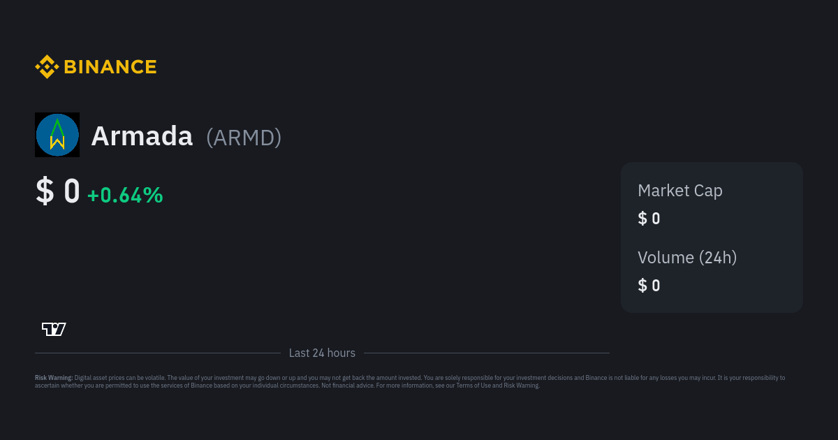 Armada Price ARMD Price Index Live Chart and USD Converter