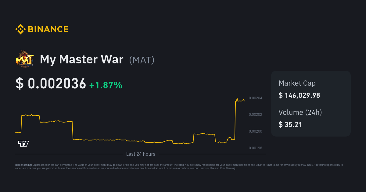 My Master War - Free NFT Game