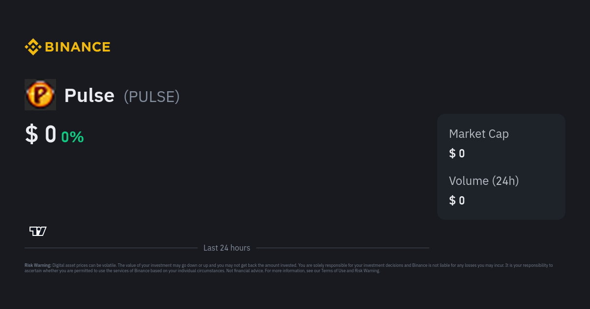 Pulse Price PULSE Price Index Live Chart and USD Converter