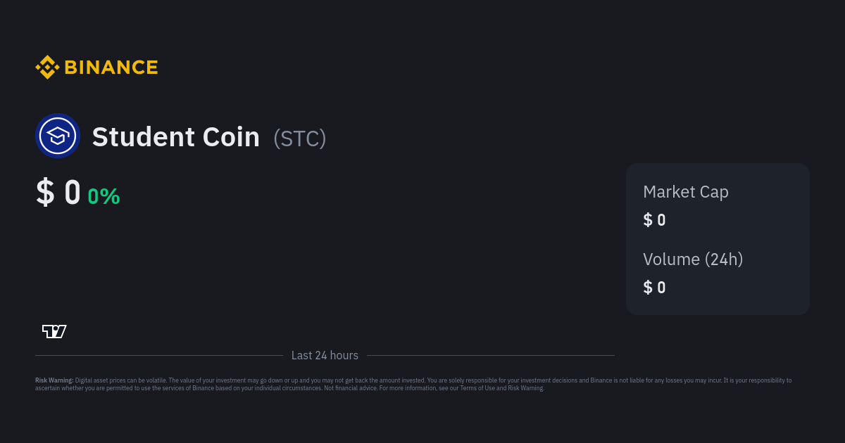 Student Coin Price STC Price Index Live Chart and USD Converter