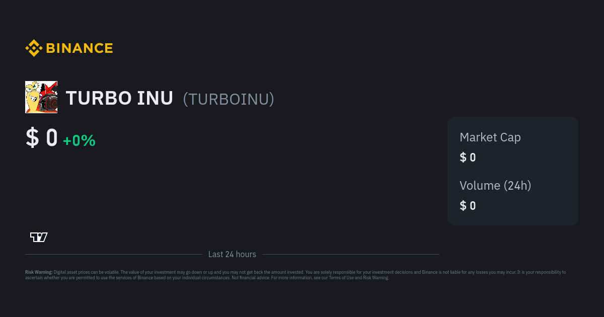 TURBO INU Price TURBOINU Price Index Live Chart and USD